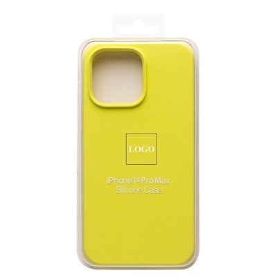 Чехол-накладка [ORG] Soft Touch для "Apple iPhone 14 Pro Max" (lemon) (212216)