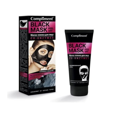 Compliment Black Mask Маска-пленка для лица Co-enzymes 80 мл