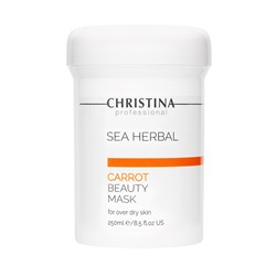 Маска красоты морковная для пересушенной кожи / Sea Herbal Beauty Mask Carrot 250 мл
