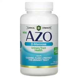 Azo, D-Mannose, Urinary Tract Health, 120 Capsules