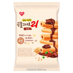 Трубочки «21 злак» с шоколадом Kemy, Корея, 50 г Акция