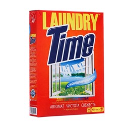 Стиральный порошок "LAUNDRY TIME" универсал, автомат для цветного белья 450 гр