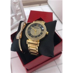 Подарочный набор для женщин часы, браслет + коробка #21177581