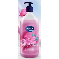 AURA Крем-Мыло Шелк и лотос Silky Cream 1000 мл