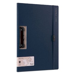 Папка-планшет (доска с зажимом) А4 "Nusign" NS178BLUE синяя, на резинке (1657463) Deli