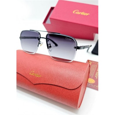 Набор мужские солнцезащитные очки, коробка, чехол + салфетки #21259873