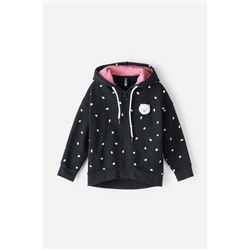 Куртка для девочки Crockid КР 301852-1 черный, маленькие мазки к343