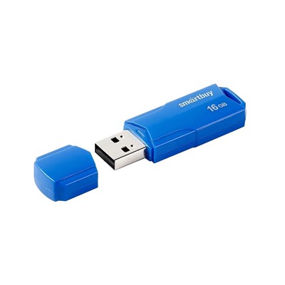 Флэш накопитель USB 16 Гб Smart Buy CLUE (blue)