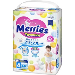 Подгузники-трусики Merries, размер L (9-14 кг), 44 шт.