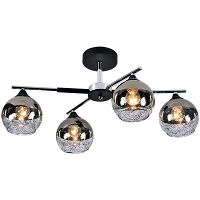 Потолочный светильник Escada 693/4P E27*60W Black/Chrome