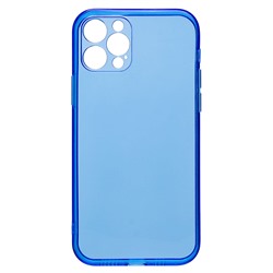 Чехол-накладка - SC344 для "Apple iPhone 12 Pro" (transparent/blue) (232055)