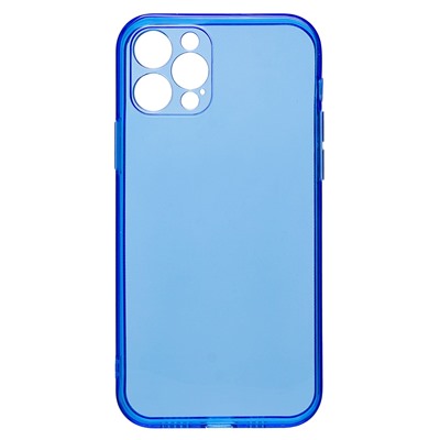 Чехол-накладка - SC344 для "Apple iPhone 12 Pro" (transparent/blue) (232055)