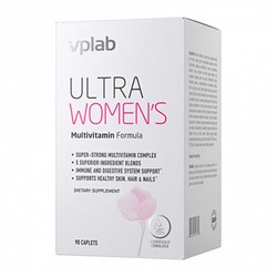 Витаминно-минеральный комплекс для женщин "Ultra women's multivitamin formula", в капсулах VPLab, 180 шт