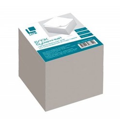 Бумага для заметок 9х9х9 см "Куб" белая непроклеенная, белизна 70-80% NPNW-999LE LITE