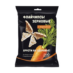 Флайчипсы с морковью, зерновые Flychips, 40 г