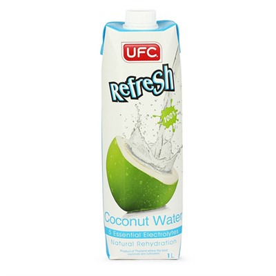 100% Кокосовая вода без сахара UFC, 250 мл