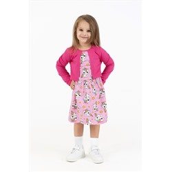 Платье детское розовое с болеро