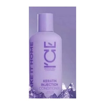 ICE BY NATURA SIBERICA Кондиционер для волос с кератином Keratin Injection 250 мл