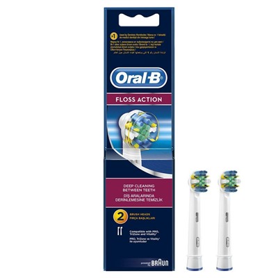 Насадки для электрических зубных щеток ORAL-B Floss Action (2 шт)