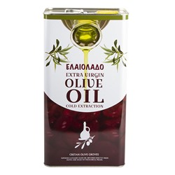 Масло оливковое Elaiolado Extra Virgin холодного отжима 5 л