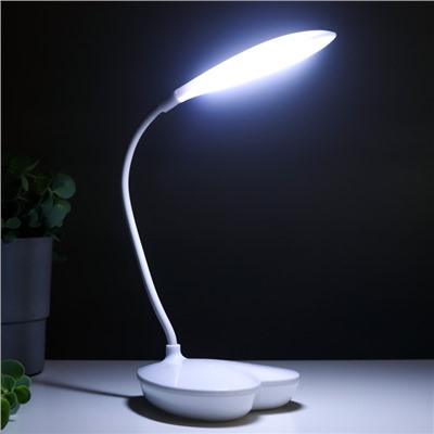 Настольная лампа 16812/1 LED 5Вт USB белый 10,5х12,5х41 см RISALUX