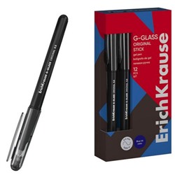 Ручка гелевая G-Glass Stick Original 0.5мм черная 61302 Erich Krause