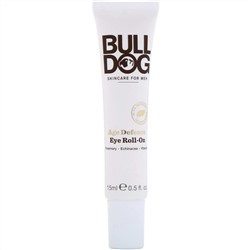 Bulldog Skincare For Men, антивозрастной роликовый крем для кожи вокруг глаз, 15 мл (0,5 жидк. унции)