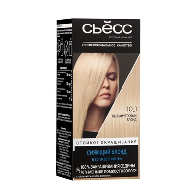 Крем-краска для волос Syoss Professional Performance 10-1 Перламутровый блонд