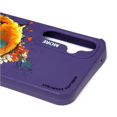 Чехол-накладка - SC335 для "Samsung Galaxy S23 FE"  (кот) (violet) (227153)