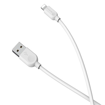 Кабель USB - Apple lightning Borofone BX14  300см 2,4A  (white)