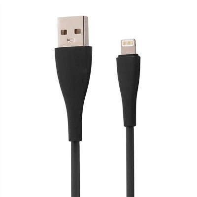 Кабель USB - Apple lightning Kurato RORI-L210  100см 2,5A  (black)