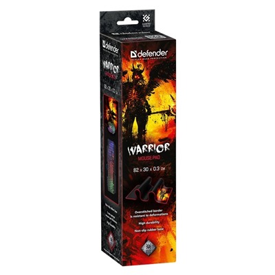 Коврик для компьютерной мыши Defender Warrior (black)