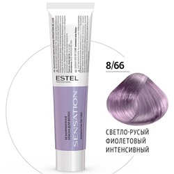 Крем-краска для волос 8/66 Светло-русый фиолетовый интенсивный DeLuxe Sensation ESTEL 60 мл