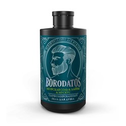 Borodatos Парфюмированный гель для душа Морская соль & Лайм & Мускус, 400 мл