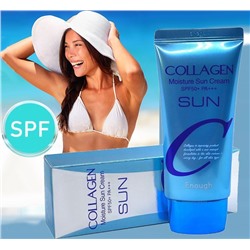 Солнцезащитный крем для лица с коллагеном Enough Collagen Moisture Sun Cream SPF50+ PA+++ 50 г