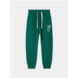 Спортивные брюки с принтом «sport» Темно-зеленый