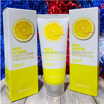 Пилинг-гель Farmstay Real Lemon Deep Clear Peeling Gel 100ml (125)