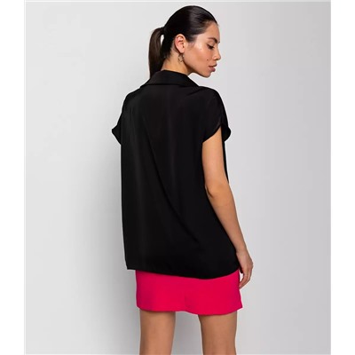 Блузка #КТ8810 (3), чёрный