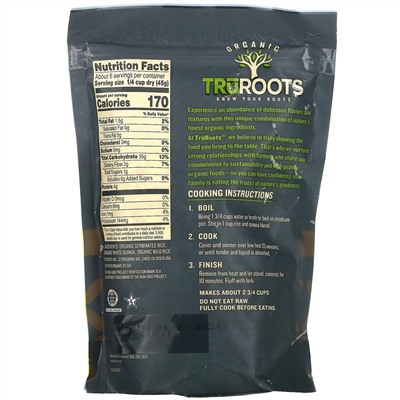 TruRoots, Organic, Rice & Quinoa Blend, 10 oz (283 g)