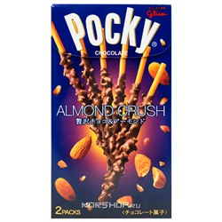 Палочки с хрустящим миндалем Almond Crush Pocky Glico, Япония, 46,2 г Акция
