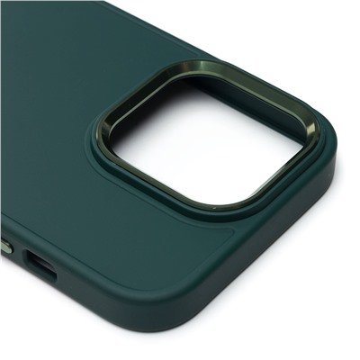 Чехол-накладка - SC311 для "Apple iPhone 14 Pro" (dark green) (210224)