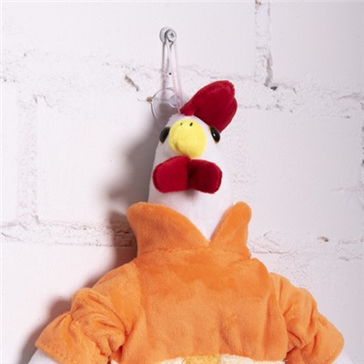 Кукла-полотенце интерьерная 30 50/26 см цвет оранжевый