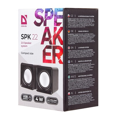 Компьютерная акустика Defender SPK-22 2.0 (black)