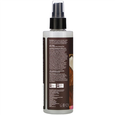 Desert Essence, Выпрямляющее средство и термозащита для волос с кокосом, 237 мл (8,5 жидкой унции)
