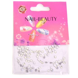 Nail Beauty, Стразы серебро, размер s4