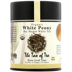 The Tao of Tea, Organic Bai Mudan, белый чай, белый пион, 57 г (2 унции)