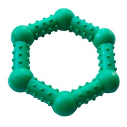 408108 Зооник Игрушка "Кольцо Молекула" с шипами 122мм (№2)