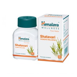 Himalaya Wellness Pure Herbs Shatavari Woman's Wellness Capsules 60pill / Шатавари БАД для Женского Оздоровления 60таб