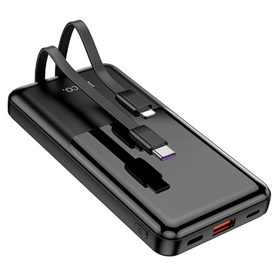 Внешний аккумулятор Hoco Q9 Pro PD QC 10000mAh USB Type-C/Lightning/USB/Type-C/Lightning (black)