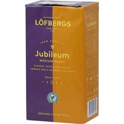 Lofbergs Lila. Jubileum (молотый) 500 гр. мягкая упаковка